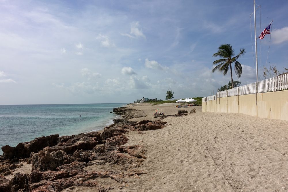 Beach ouside House of Refuge Museum