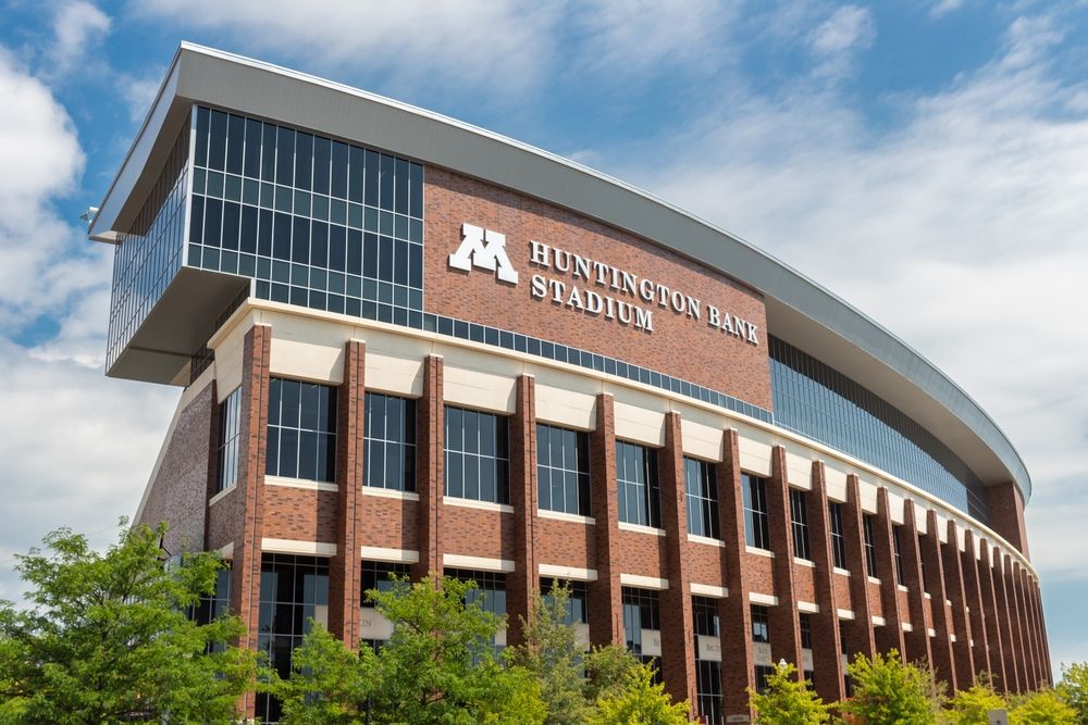 Exterior view of Huntington Bank Stadium