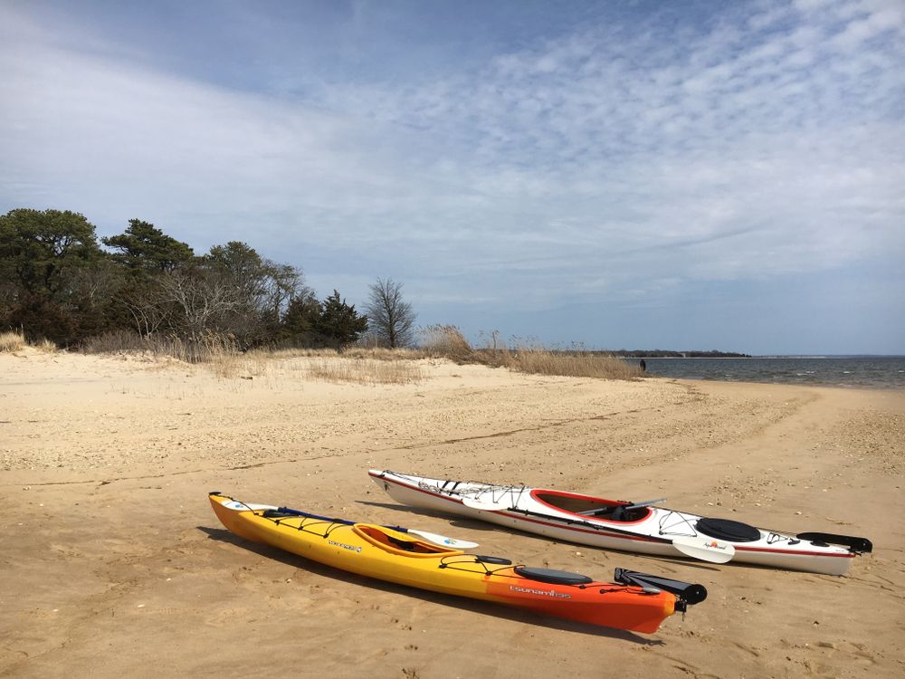Kayaks at Indian Island County Park