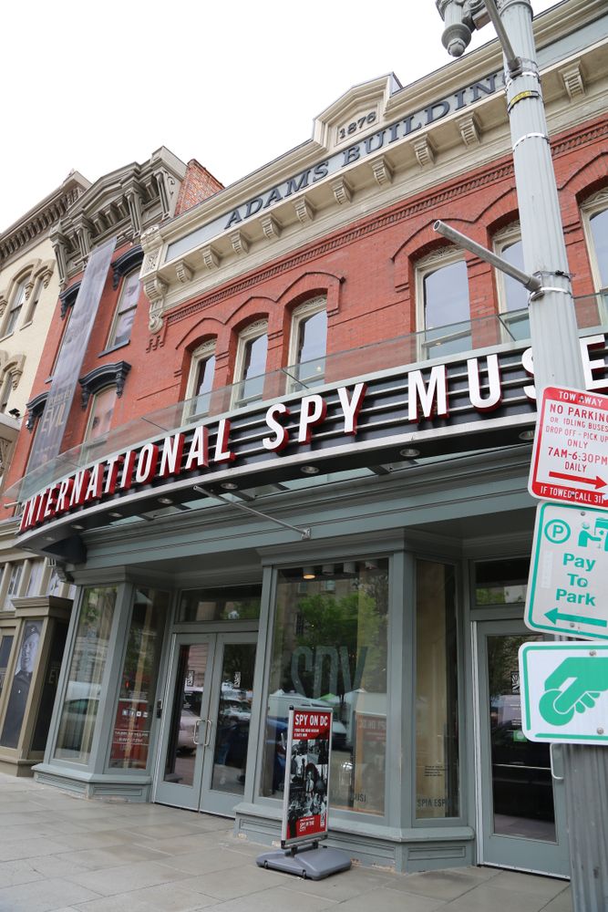 Entrance to International Spy Museum