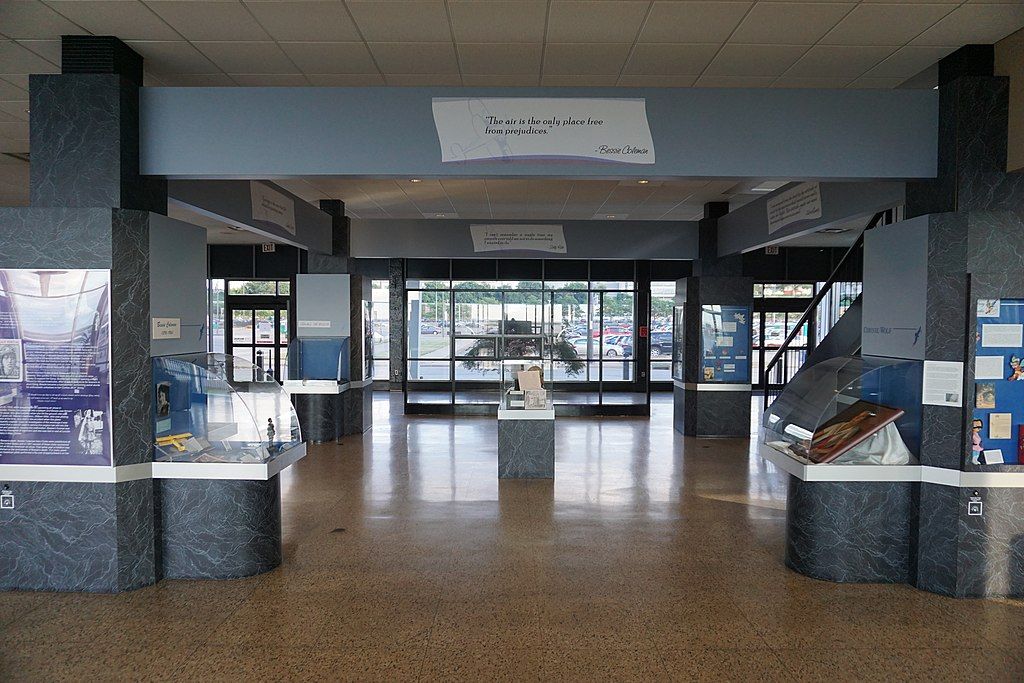 Interior view of International Women’s Air & Space Museum