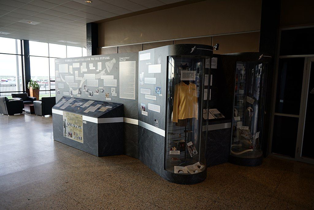 Exhibits at International Women’s Air & Space Museum