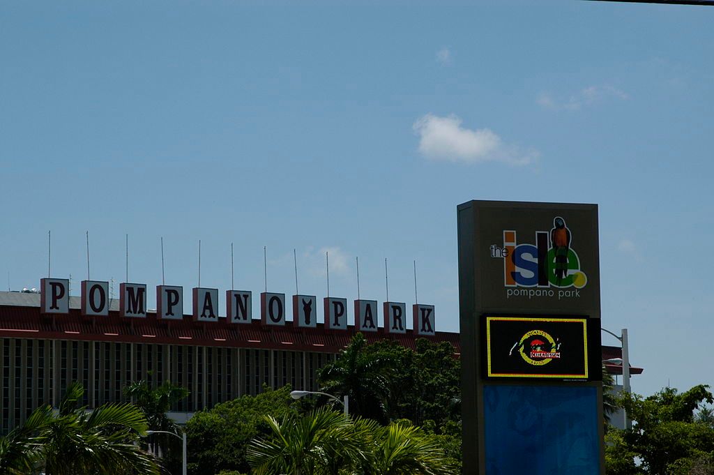 Sign of Isle casino pompano park