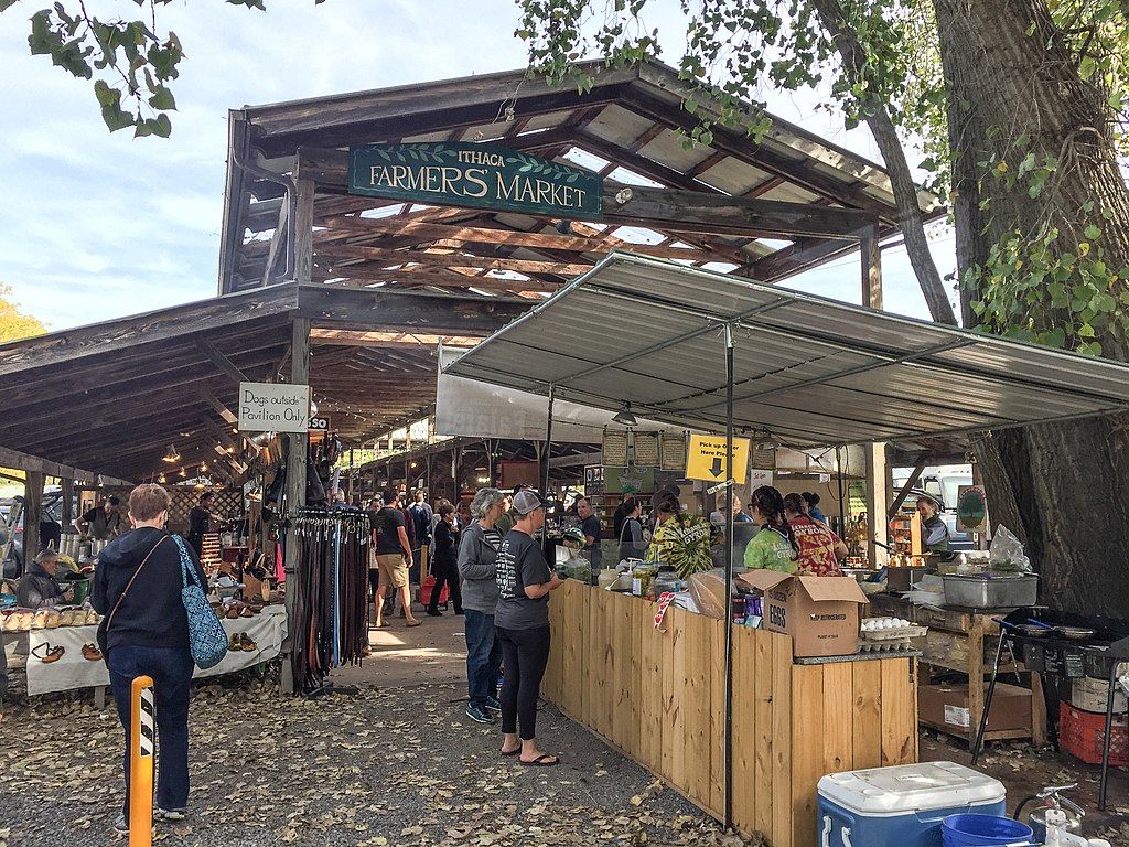 Exterior of the Ithaca Farmer's Market