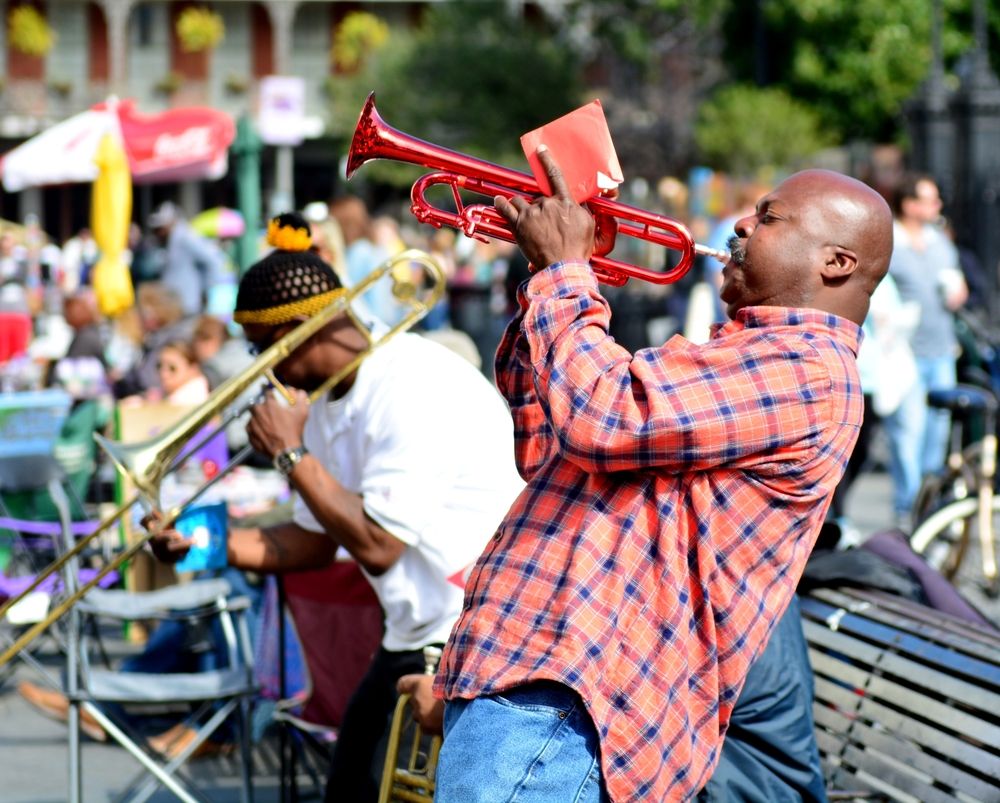 Jazz performance at Jackson Square