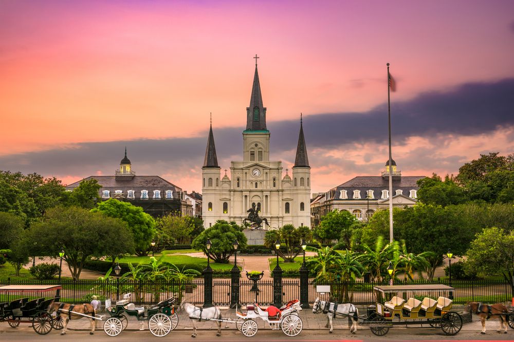 Scenic view of Jackson Square