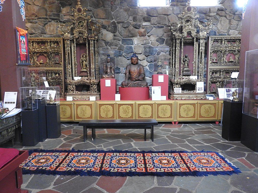 Interior of Jacques Marchais Museum