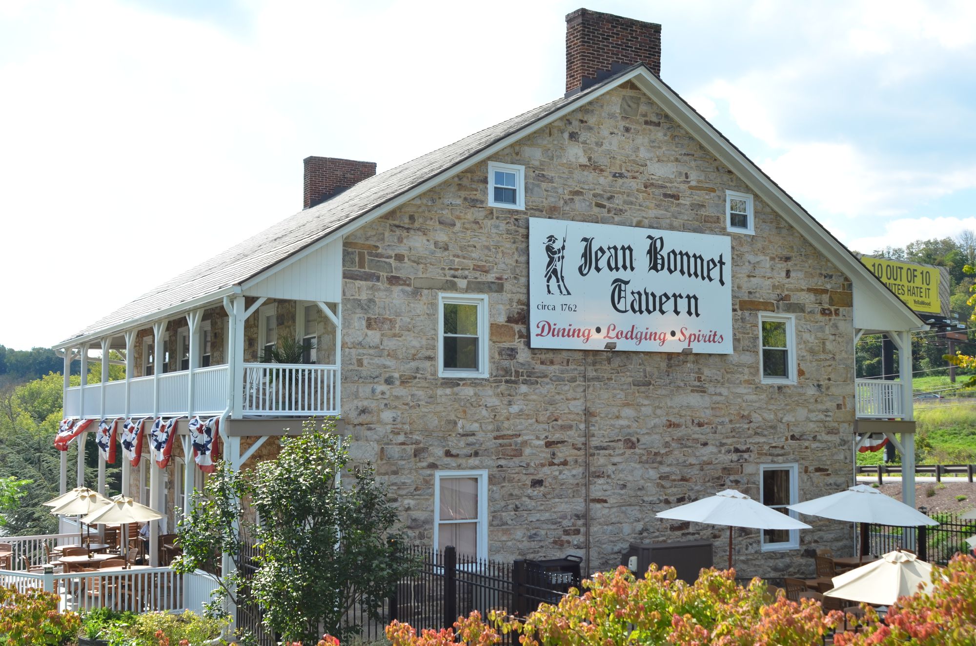 Side view of Jean Bonnet Tavern
