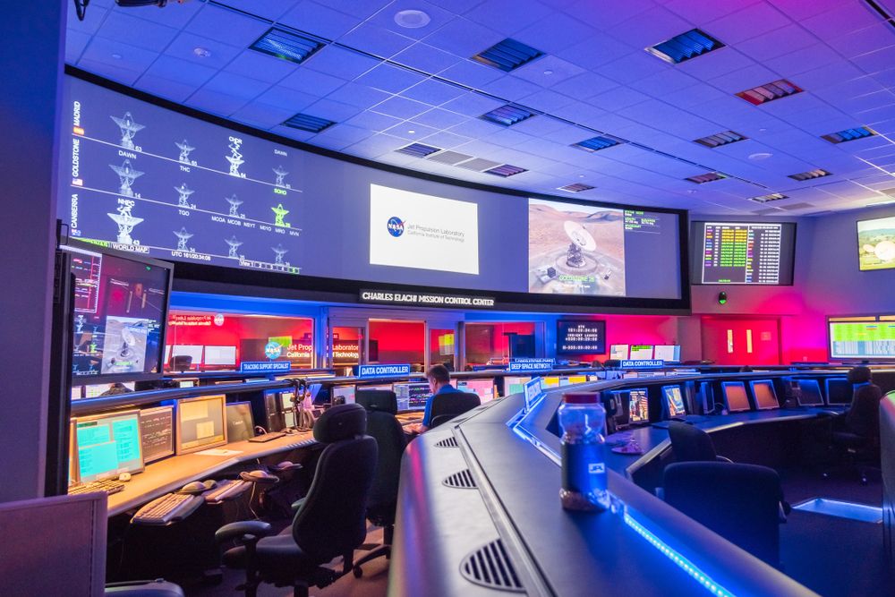Interior view of Jet Propulsion Laboratory