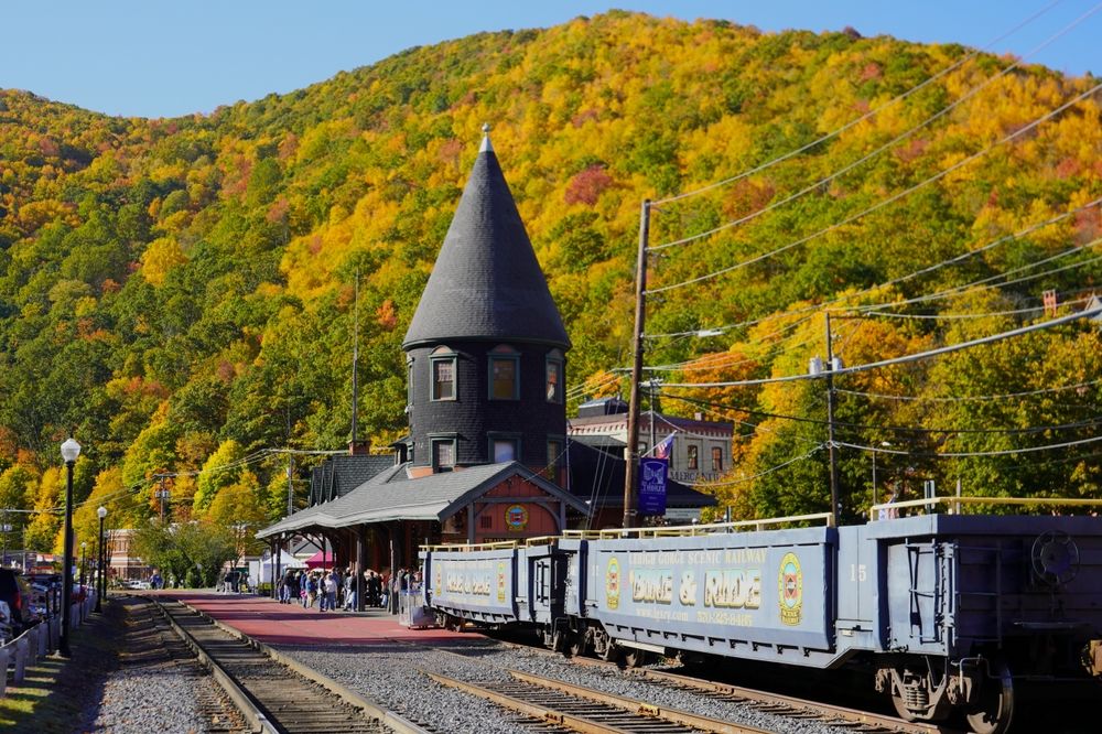 Train at Jim Thorpe, Pennsylvania
