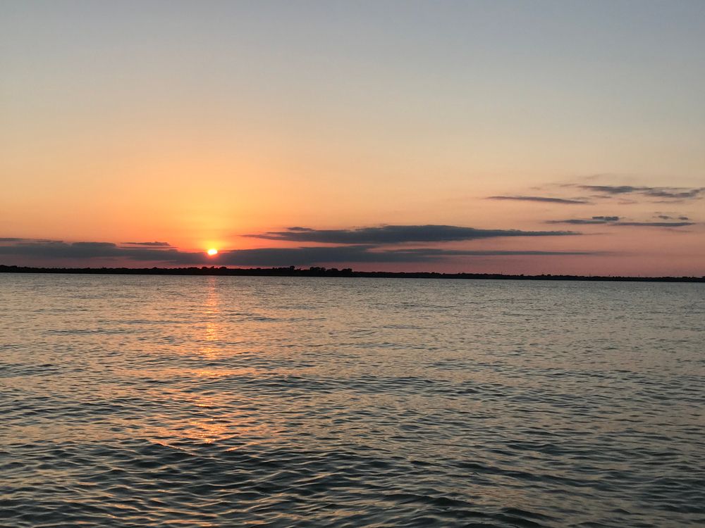 Sunset at Joe Pool Lake