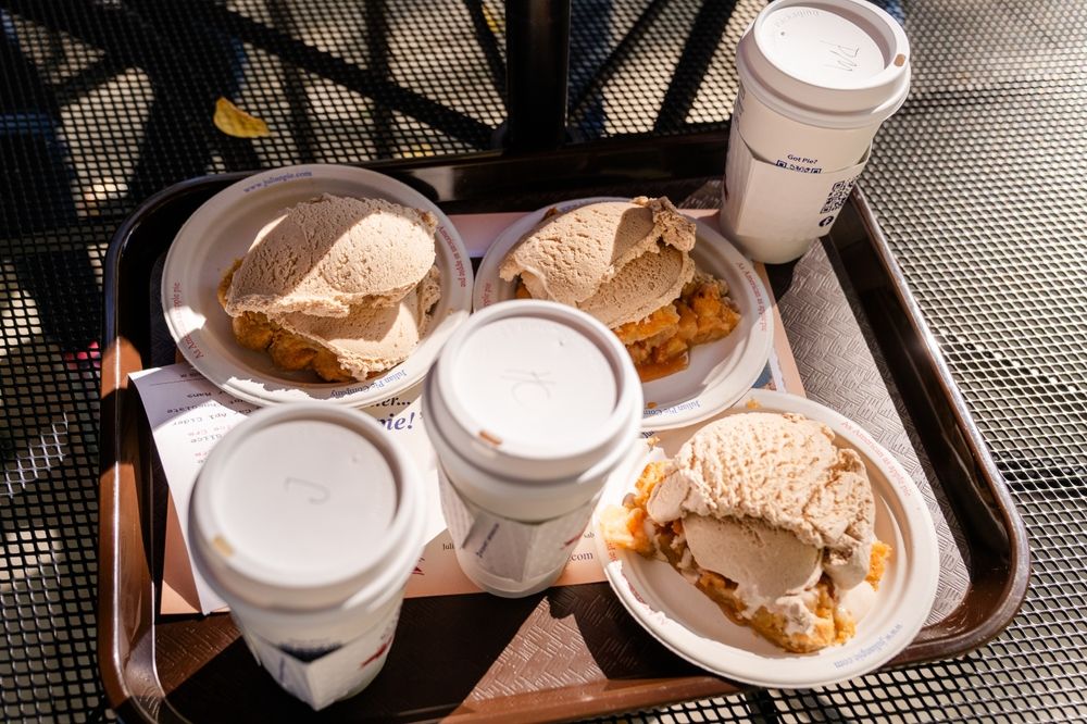 Apple pies at Julian, California