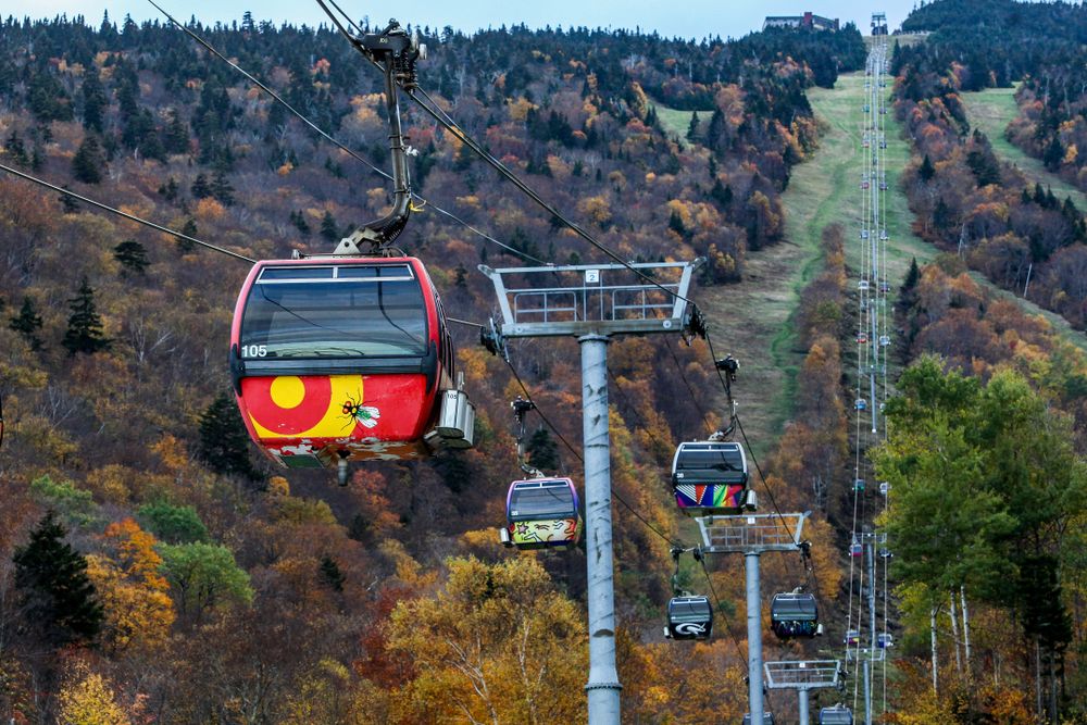 Daytime view of K1 Express Gondola