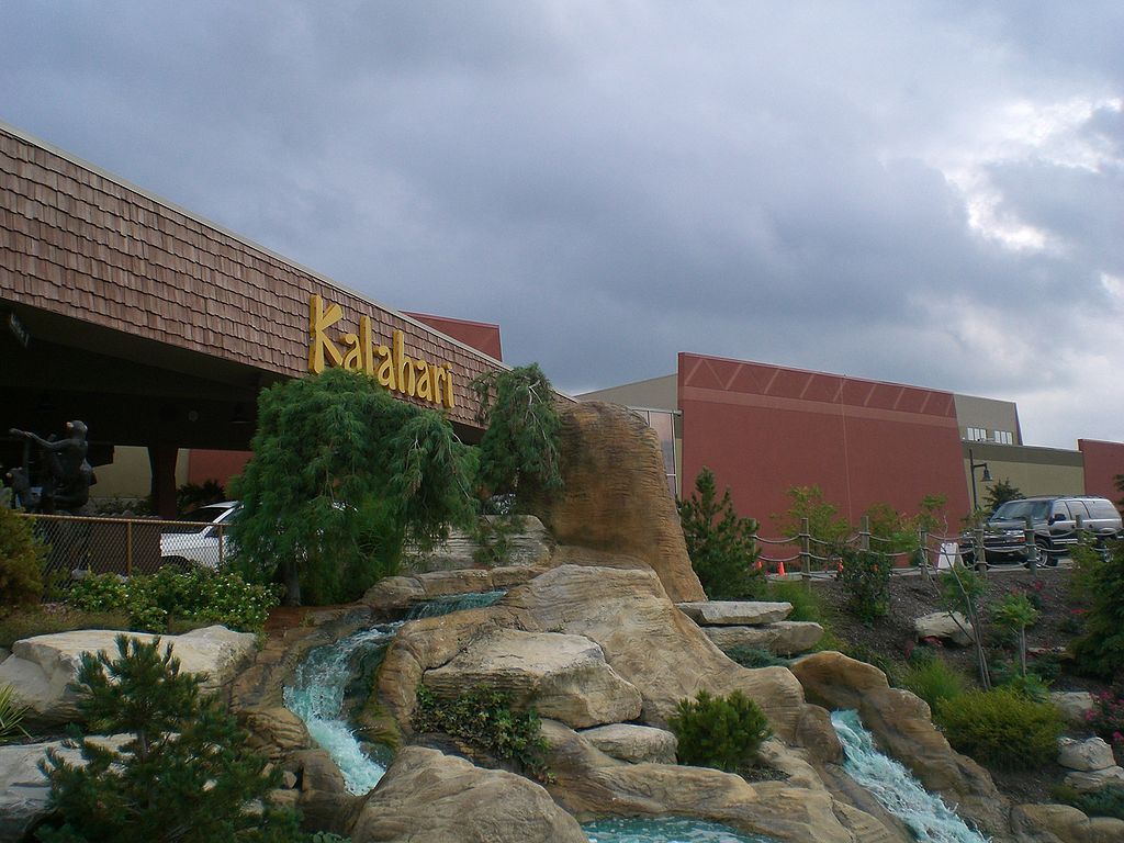 Entrance of Kalahari resorts