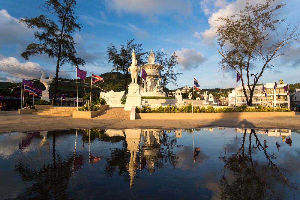 Statues at Karon Beach Roundabout