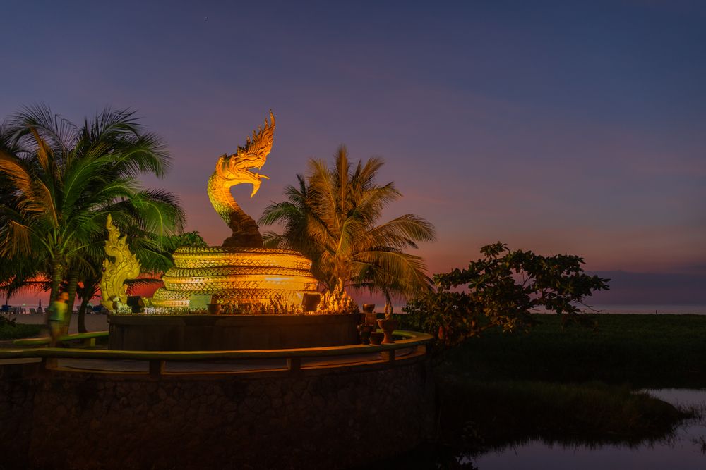 Night time view of Karon Dragon Image