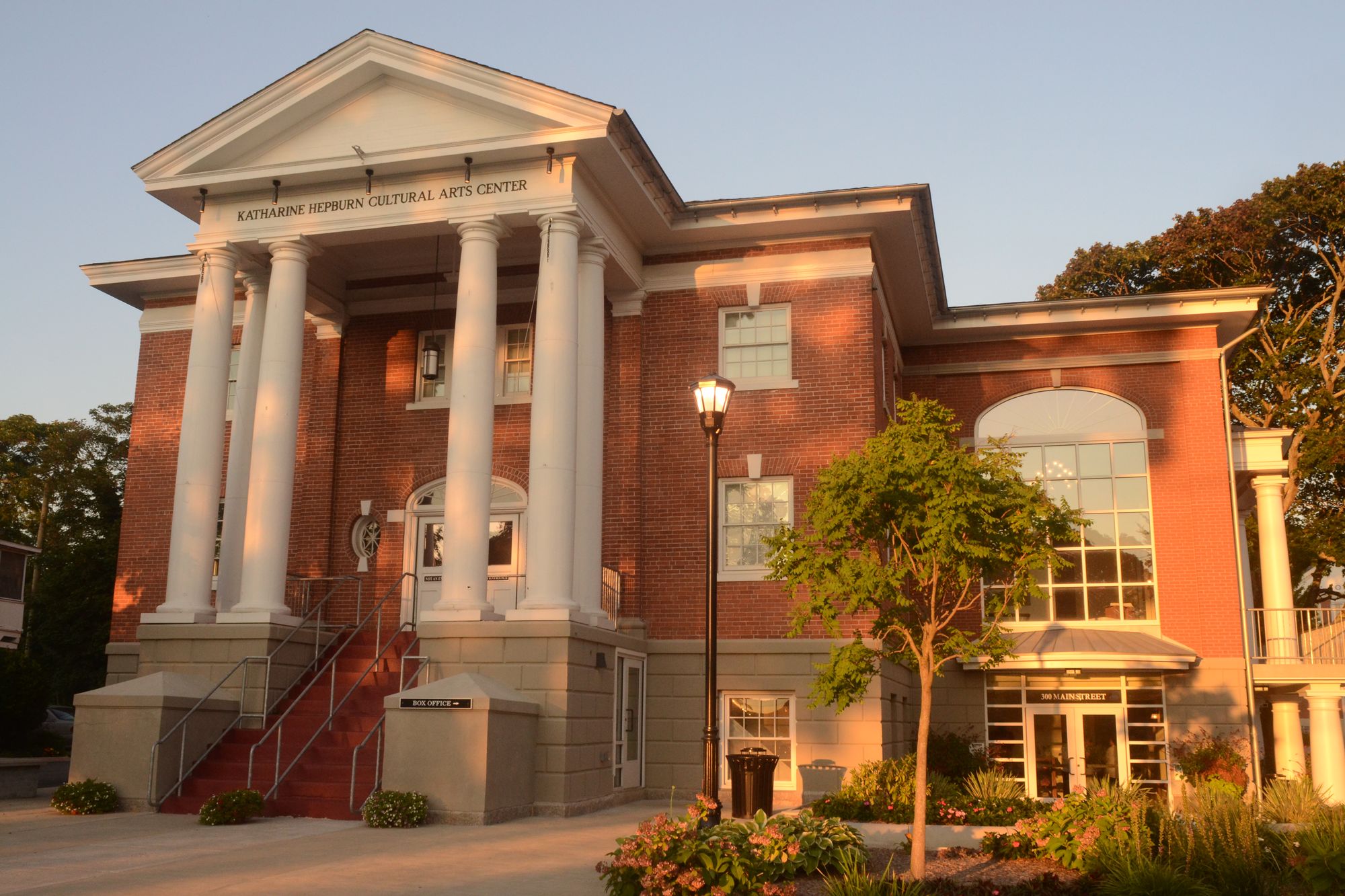 Exterior view of Katharine Hepburn Cultural Arts Center