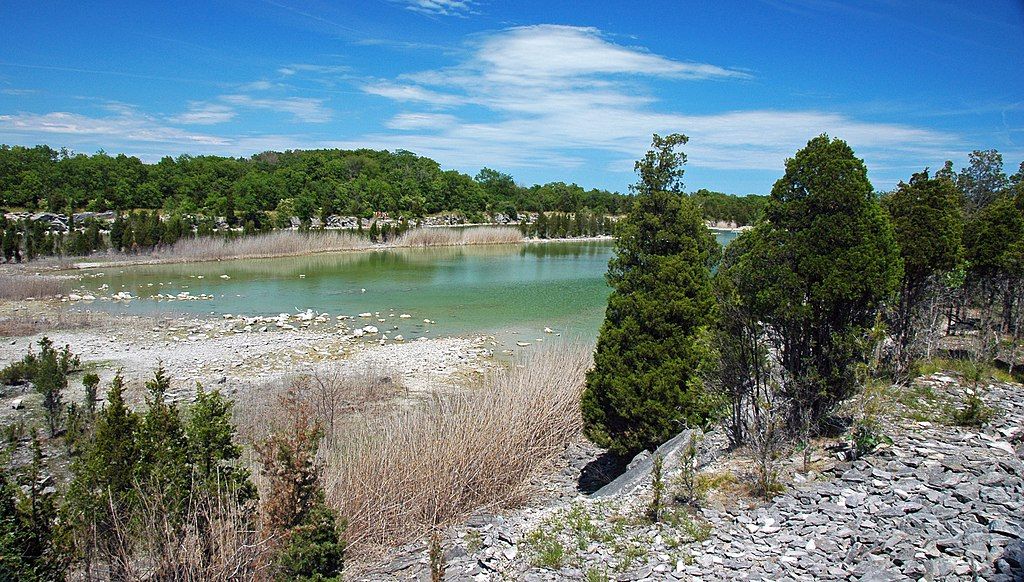 View of Kelleys Island in Ohio