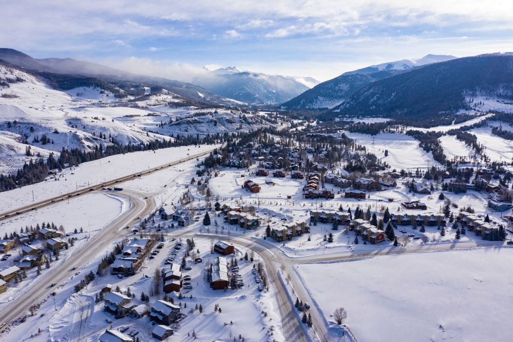 Aerial view of Keystone Resort