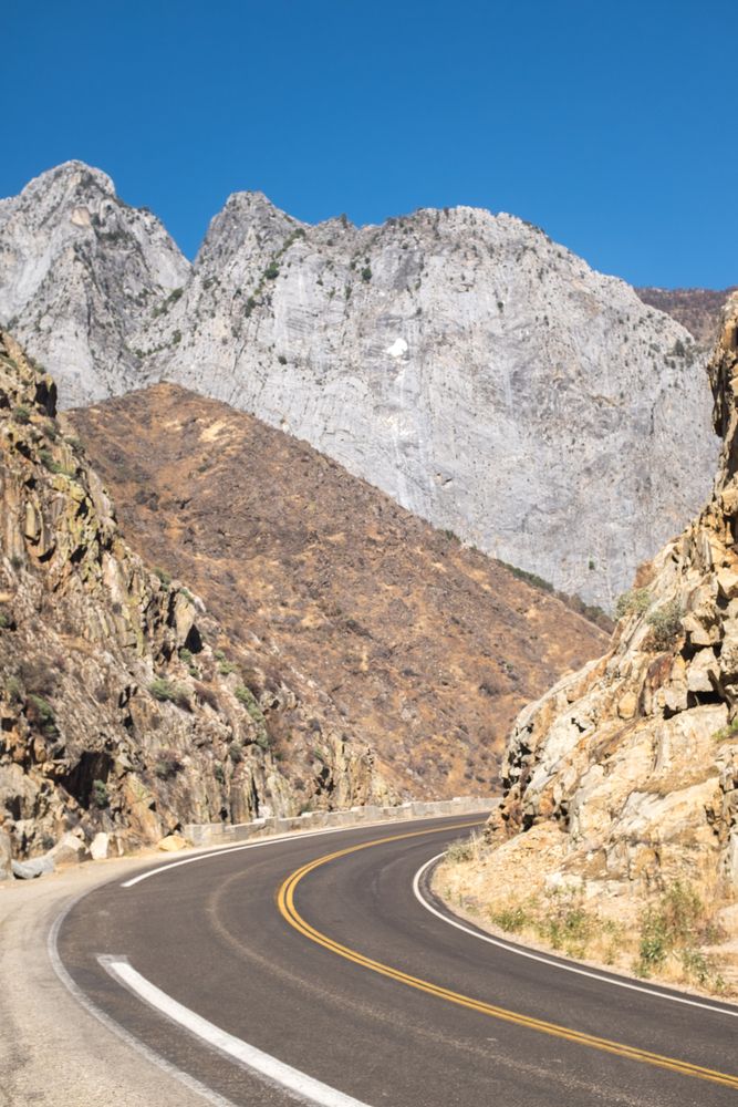 View of the Kings Canyon Scenic Byway