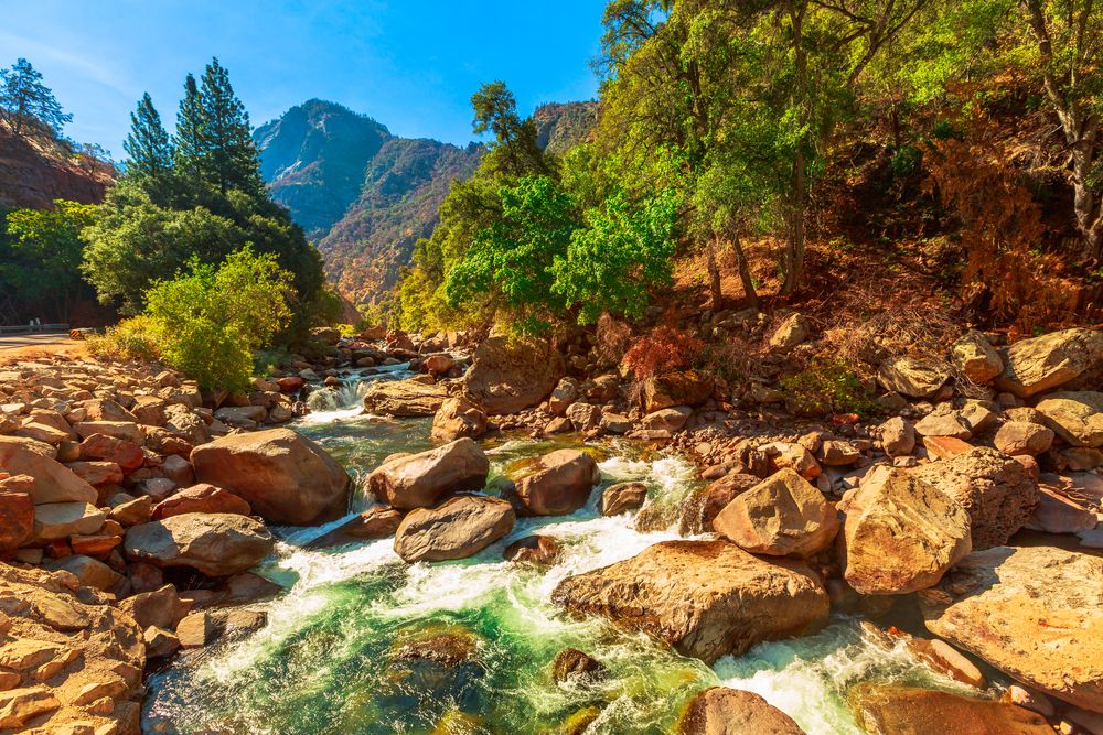 Stunning view from the Kings Canyon Scenic Byway