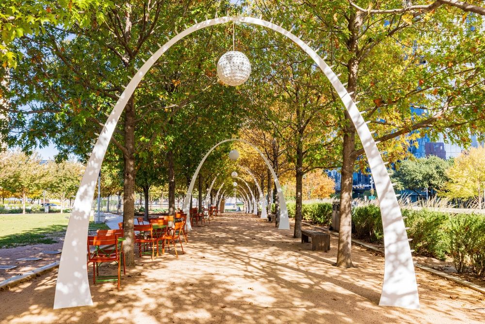 Klyde Warren Park in Dallas, Texas