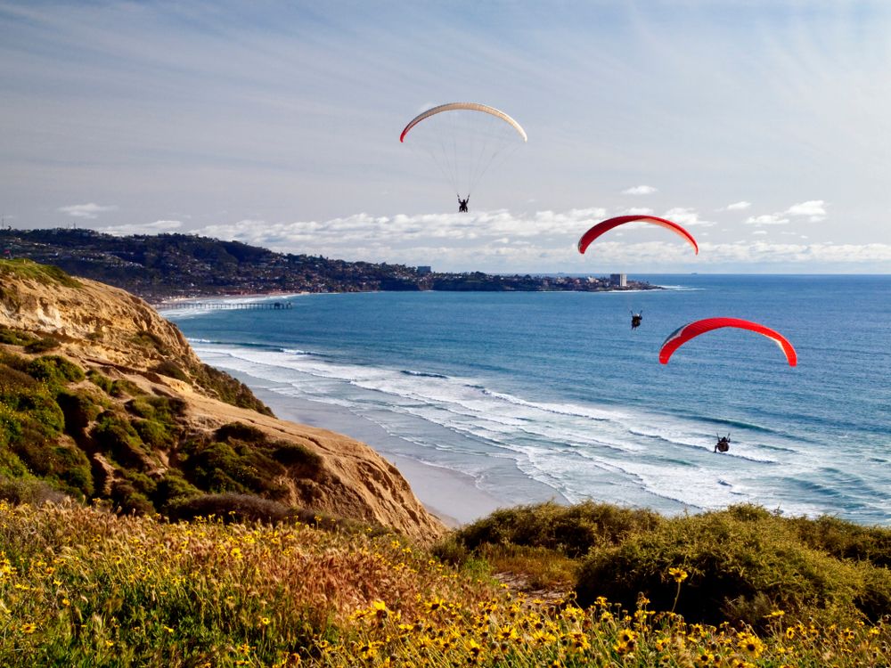 Paragliding in La Jolla