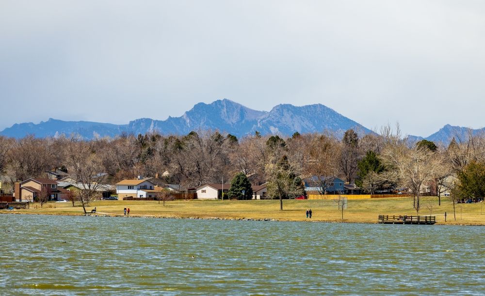 Scenic view of Lake Arbor Park