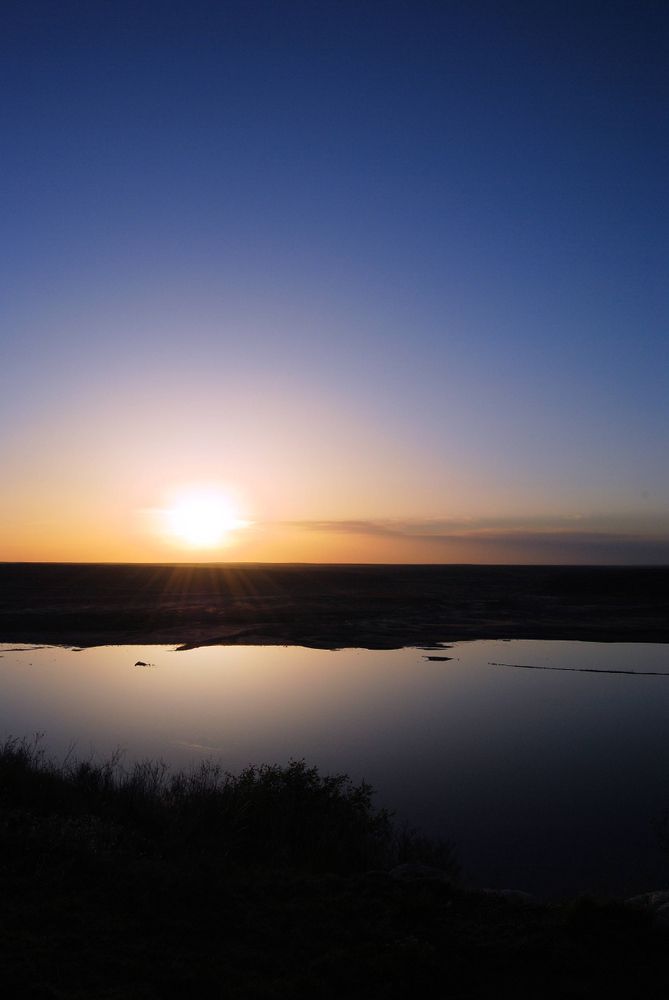 Sunset at Lake Meredith