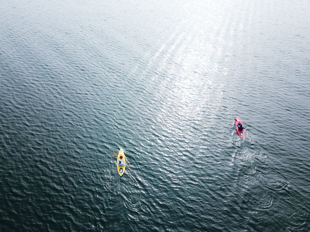 Kayaking in Lake Murray  