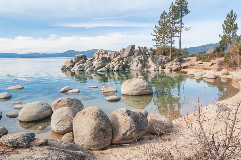 Claer water in Lake Tahoe