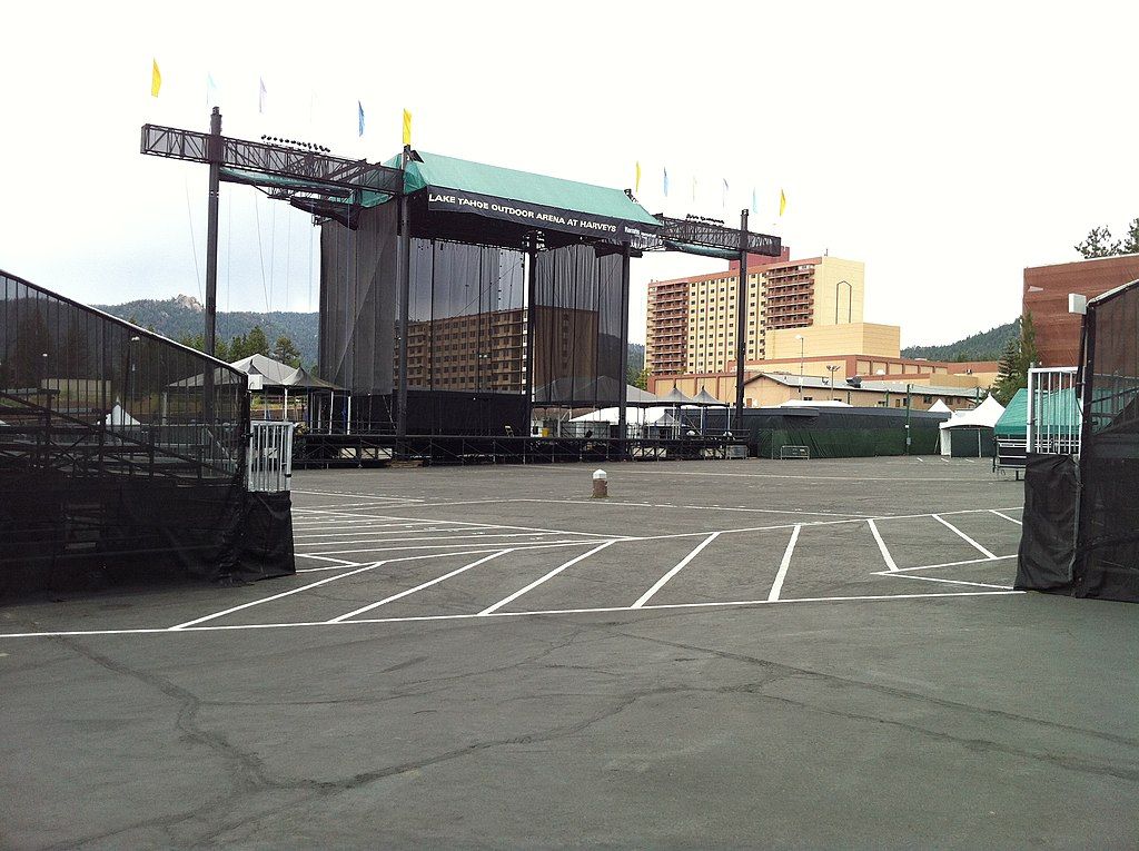 Front View of Lake Tahoe Outdoor Arena