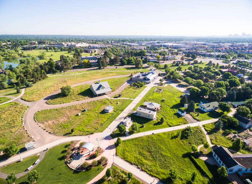 Aerial view of Heritage Lakewood Belmar Park
