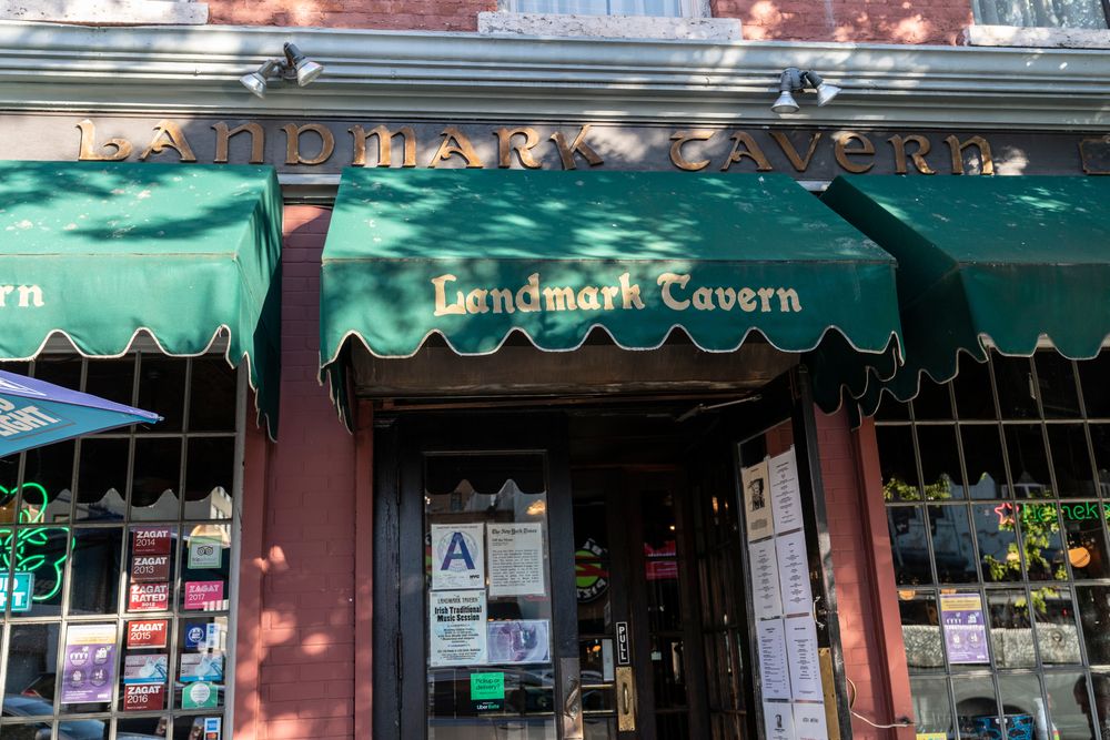 Entrance to Landmark Tavern