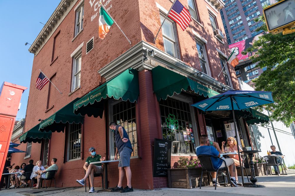 Exterior of Landmark Tavern