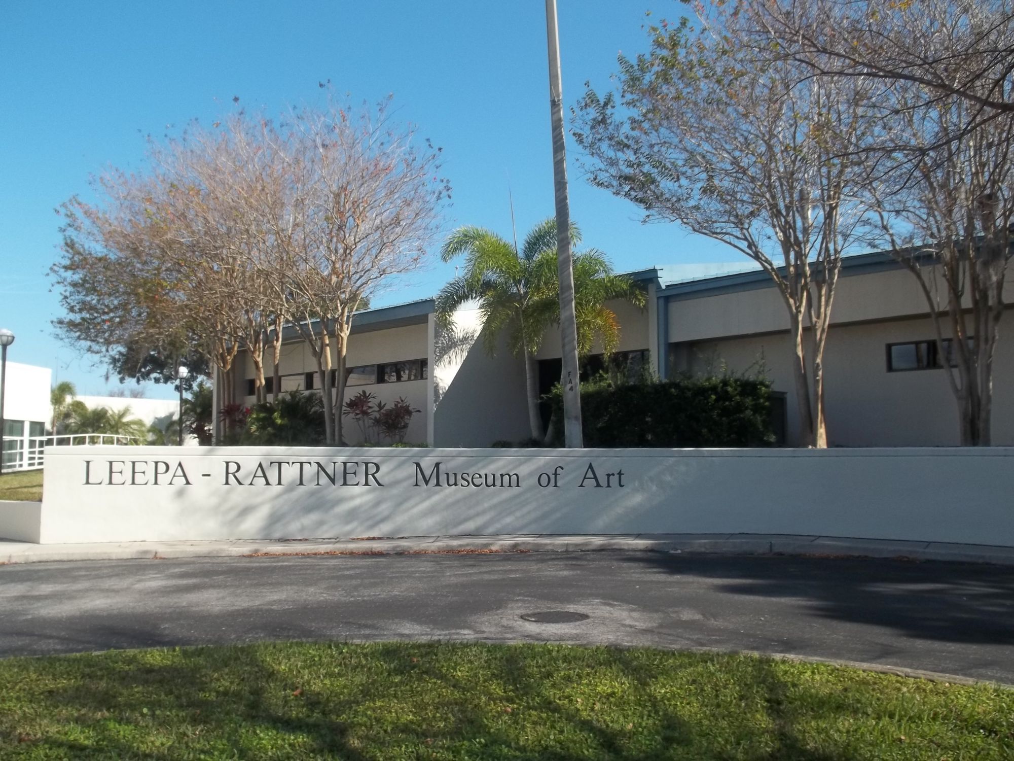 Front view of Leepa-Rattner Museum of Art