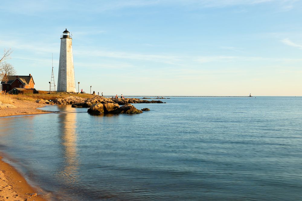 Scenic view of Lighthouse Point Park