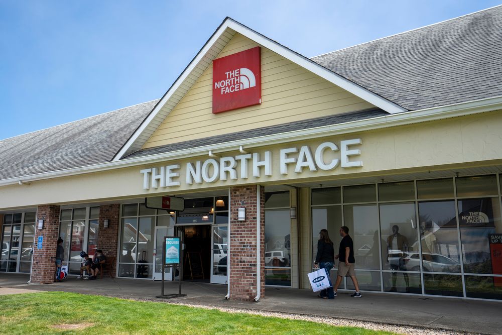 The North Face store at Lincoln City Outlets