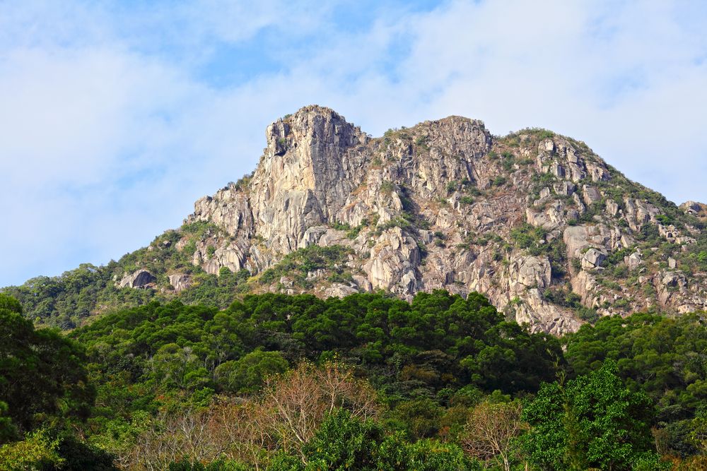 Lion Rock in Kowloon