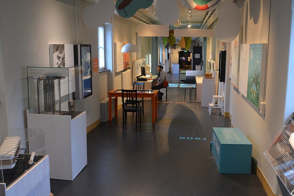 Interior view of Livets Museum