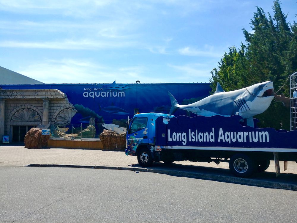 Exterior view of Long Island Aquarium