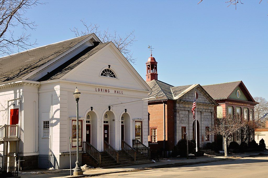 Exterior view of Loring Hall Cinema