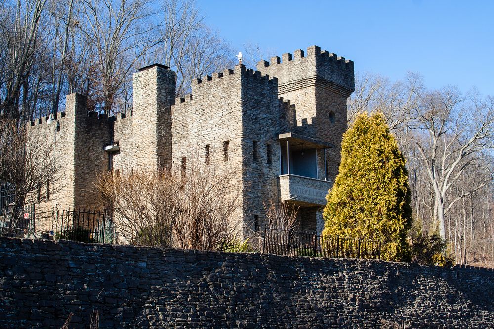 Scenic view of the Loveland Castle & Museum Chateau Laroche