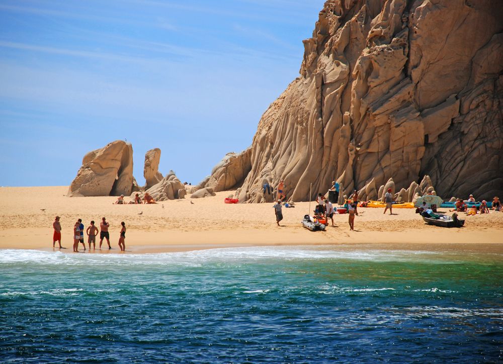 People enjoying at Lovers Beach