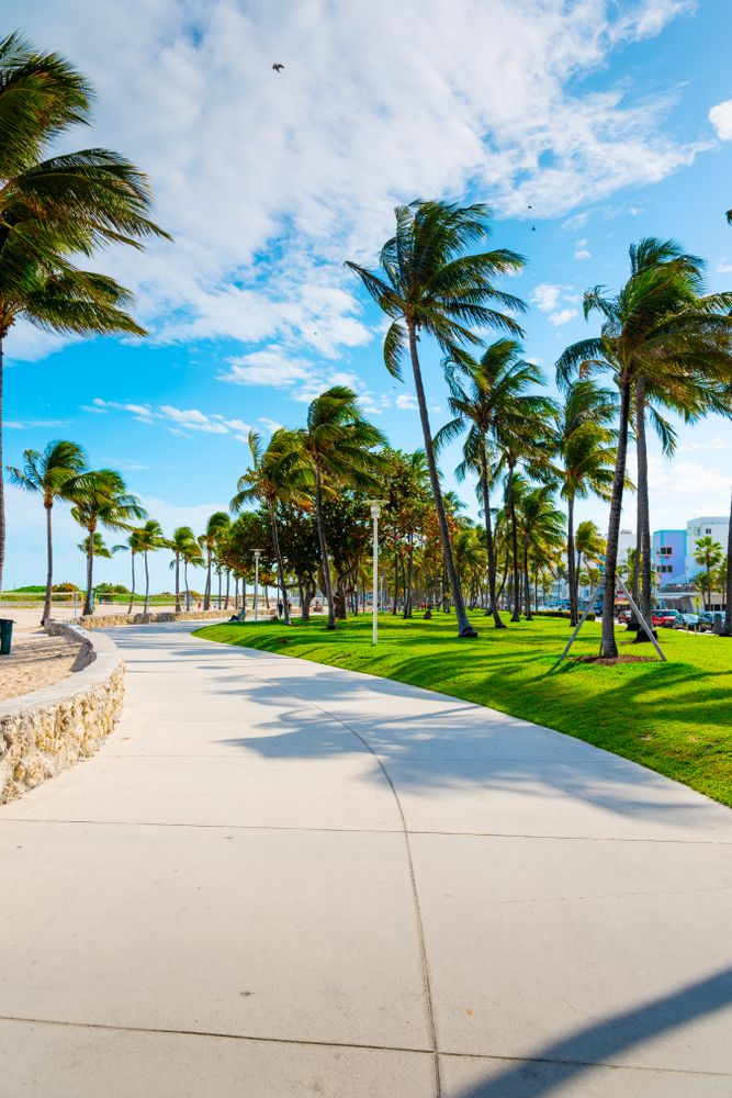 Walkway at Lummus Park