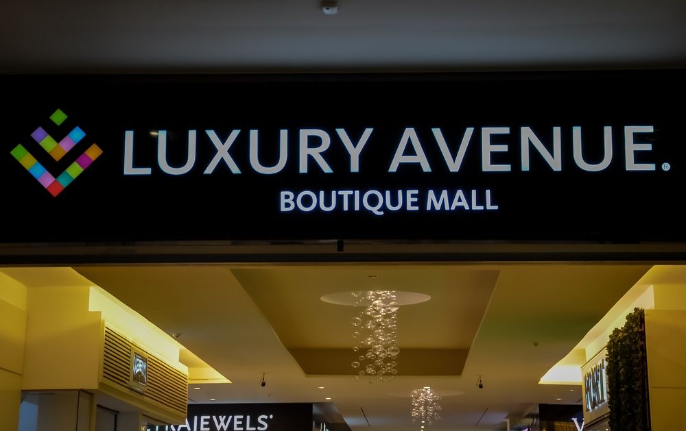 Signage of Luxury Avenue