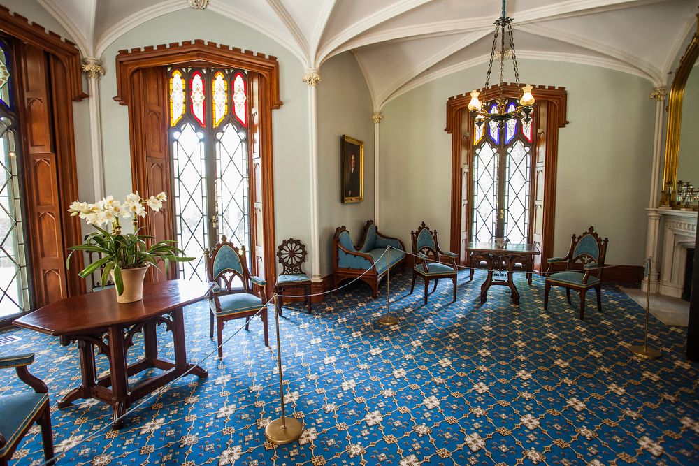 Interior of Lyndhurst Mansion