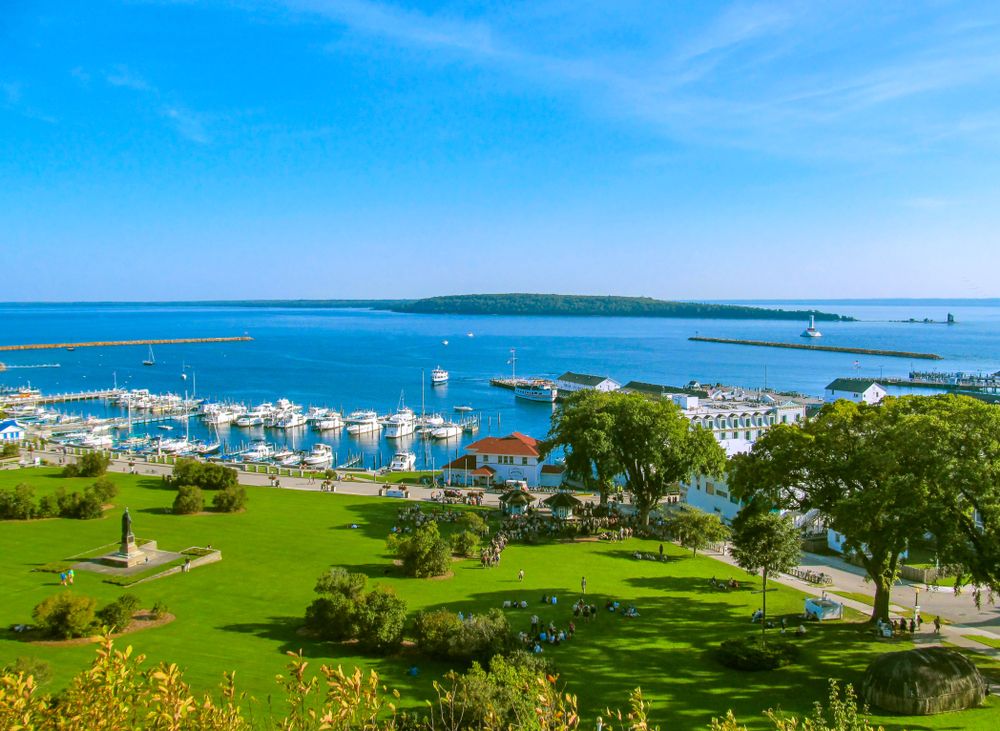 Coastline of Mackinac Island