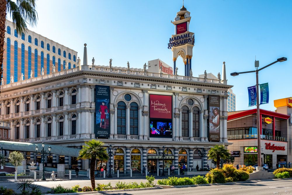 Exterior view of Madame Tussauds Las Vegas