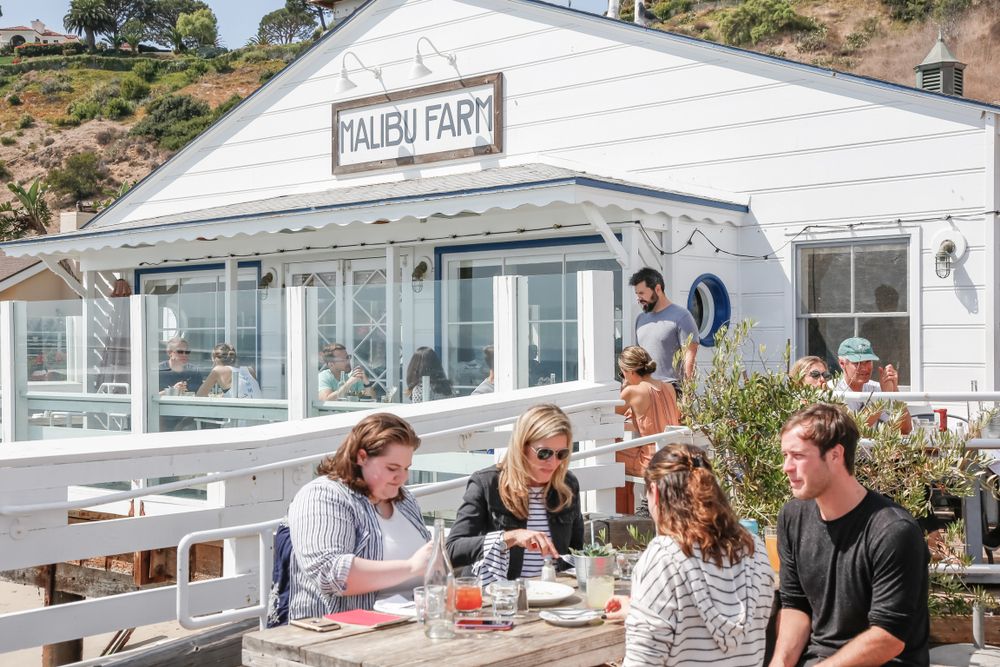 View of Malibu Farm Pier Cafe